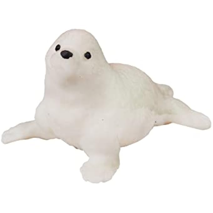 DELUXEBASE SEAL PUPPY ELASTIC TOY SUPER STRETCH REALISTIC ANIMAL REPRODUCTIONS PERFECT FOR KIDS - Image 1